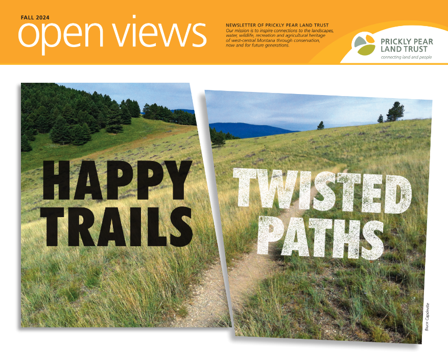 PPLT Open views - fall 2024 - about prickly pear land trust mission impact board jobs projects protection & stewardship explore helena parks and trails